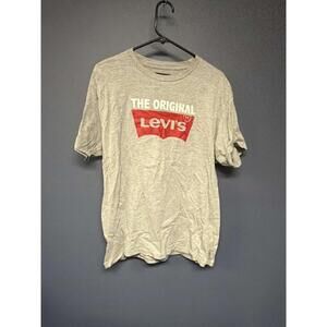 Levi's The Original Logo Graphic T-Shirt Gray Size L